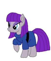 Size: 396x472 | Tagged: safe, artist:qjosh, maud pie, earth pony, g4, female, simple background, solo, white background