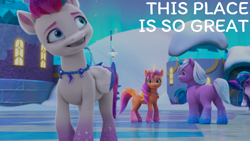 Size: 1920x1080 | Tagged: safe, edit, edited screencap, editor:quoterific, screencap, sunny starscout, zipp storm, g5, my little pony: make your mark, my little pony: make your mark chapter 6, secrets of starlight