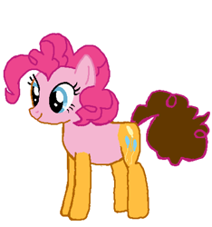 Size: 431x460 | Tagged: safe, artist:qjosh, cheese sandwich, pinkie pie, earth pony, pony, g4, character to character, female, female to male, male, simple background, transformation, transformation sequence, transgender transformation, white background