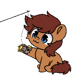 Size: 600x600 | Tagged: safe, artist:sugar morning, part of a set, oc, oc only, oc:lapsus, earth pony, pony, animated, gif, male, simple background, solo, stallion, transparent background