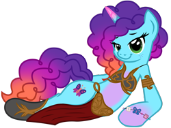 Size: 5014x3762 | Tagged: safe, alternate version, artist:ejlightning007arts, edit, misty brightdawn, pony, unicorn, g4, g5, spoiler:g5, bikini, boots, bracelet, clothes, coat markings, cosplay, costume, freckles, friendship bracelet, g5 to g4, generation leap, horn, jewelry, loincloth, lying down, may the fourth be with you, pose, rebirth misty, sexy, shoes, simple background, slave leia outfit, socks (coat markings), solo, star wars, star wars: return of the jedi, stupid sexy misty, swimsuit, transparent background, vector