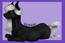 Size: 3013x1991 | Tagged: safe, artist:reamina, oc, oc only, oc:dusty tome, earth pony, pony, female, lying down, mare, prone, solo