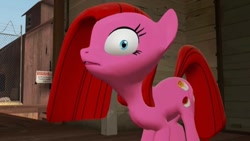 Size: 1078x606 | Tagged: safe, pinkie pie, elements of insanity, pinkis cupcake, solo