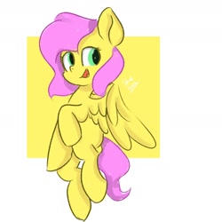 Size: 1672x1672 | Tagged: safe, artist:skylinepony_, fluttershy, pegasus, pony, female, mare, solo, solo female