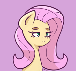Size: 850x797 | Tagged: safe, artist:flushies, fluttershy, pony, solo, tired eyes