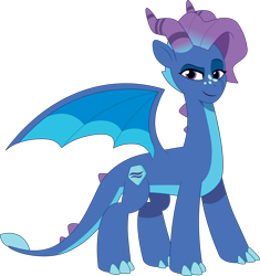Size: 2166x2301 | Tagged: safe, artist:prixy05, fountain (g5), dragon, g5, my little pony: tell your tale, dragoness, female, simple background, transparent background, vector