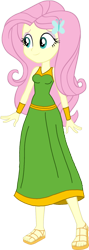 Size: 558x1572 | Tagged: safe, artist:invisibleink, artist:tylerajohnson352, fluttershy, equestria girls, g4, bracelet, clothes, dress, eyelashes, goddess, greek clothes, jewelry, sandals, simple background, solo, transparent background