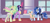 Size: 4949x2285 | Tagged: safe, artist:xxcheerupxxx, twilight sparkle, oc, oc:gloriax, oc:moon dusk, oc:opal quartz, alicorn, changepony, hybrid, pony, g4, concave belly, height difference, interspecies offspring, magic, not celestia, not luna, not species swap, offspring, older, older twilight, older twilight sparkle (alicorn), parent:night guard, parent:princess celestia, parent:princess luna, parent:thorax, parents:guardluna, parents:thoralestia, princess twilight 2.0, slender, tall, thin, twilight sparkle (alicorn)