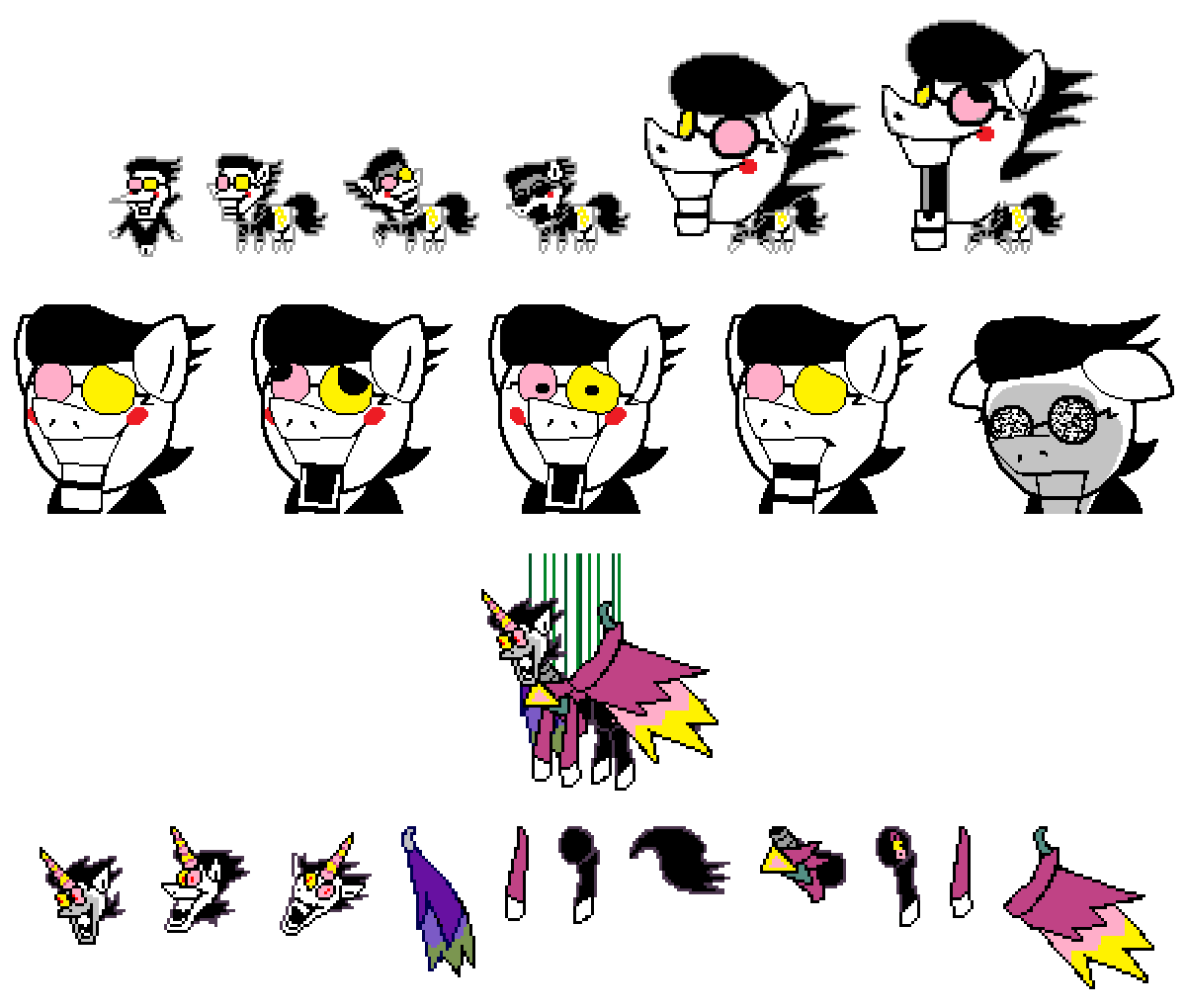 3359232 safe, artistcreepabot inc., alicorn, earth pony, pony