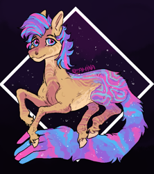 Size: 580x654 | Tagged: safe, artist:reamina, oc, earth pony, pony, concave belly, skinny, solo, thin