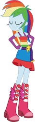 Size: 337x1154 | Tagged: safe, artist:tylerajohnson352, rainbow dash, human, equestria girls, g4, my little pony equestria girls, my little pony equestria girls: summertime shorts, bare shoulders, belt, boots, clothes, dress, fall formal outfits, female, fingerless gloves, gloves, high heel boots, high heels, shoes, simple background, skirt, transparent background, vector