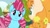 Size: 1920x1088 | Tagged: safe, screencap, cup cake, pear butter, g4, season 7, the perfect pear, cake, chiffon swirl, duo, duo female, female, flower, flower in hair, food, pear tree, tree