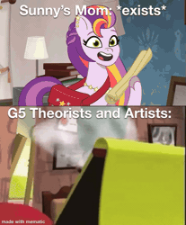 Size: 621x749 | Tagged: safe, screencap, sunny starscout's mother, earth pony, g5, my little pony: tell your tale, written in the starscouts, spoiler:g5, spoiler:my little pony: tell your tale, spoiler:tyts02e11, archibald asparagus, dave and the giant pickle, love my lips, map, notepad, pencil, satchel, smoke, veggietales, writing