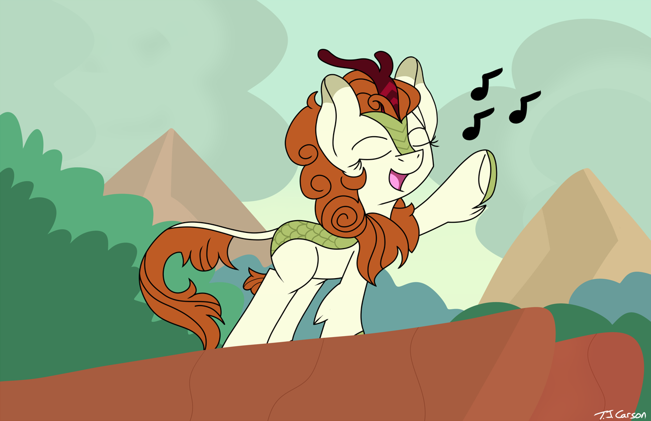 Safe Artist Toonboy Autumn Blaze Kirin G Awwtumn