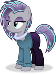 Size: 2423x3169 | Tagged: safe, artist:anime-equestria, maud pie, earth pony, g4, alternate hairstyle, clothes, eyeshadow, female, makeup, mare, simple background, solo, transparent background, vector