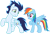 Size: 2856x1935 | Tagged: artist needed, safe, rainbow dash, soarin', pegasus, pony, g4, duo, duo male and female, female, male, mare, ship:soarindash, shipping, simple background, stallion, straight, transparent background