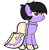 Size: 1024x1044 | Tagged: safe, artist:silverswirls15, oc, oc only, oc:quilly inks, pony, clothes, deviantart watermark, dress, female, gala dress, mare, obtrusive watermark, simple background, solo, transparent background, watermark