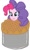 Size: 609x1006 | Tagged: safe, artist:qjosh, pinkie pie, human, equestria girls, g4, female, food, food transformation, grin, literal, pie, pinkie pie (form), simple background, smiling, solo, transformation, transformation sequence, white background