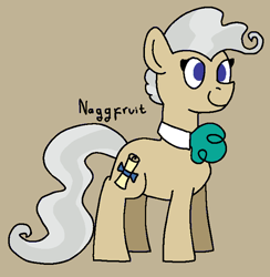 Size: 665x680 | Tagged: safe, artist:naggfruit, mayor mare, pony, g4, female, missing accessory, no pupils, simple background, solo