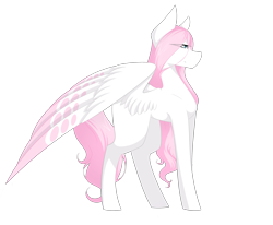 Size: 2417x1990 | Tagged: safe, artist:riressa, oc, oc only, oc:rose thorns, pegasus, pony, female, mare, simple background, solo, transparent background