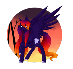 Size: 4000x3807 | Tagged: safe, artist:riressa, oc, oc only, oc:evening cloud, pegasus, pony, female, mare, solo