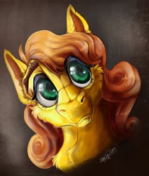 Size: 1518x1792 | Tagged: safe, oc, oc only, oc:anna pine, earth pony, pony, bust, looking up, portrait, solo