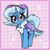 Size: 2000x2000 | Tagged: safe, artist:jubyskylines, trixie, pony, unicorn, g4, chest fluff, colored hooves, countershading, ear fluff, eye clipping through hair, female, hoof polish, horn, looking at you, mare, smiling, smiling at you, solo