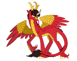 Size: 1161x915 | Tagged: safe, kirin, original species, chinese, simple background, solo, transparent background