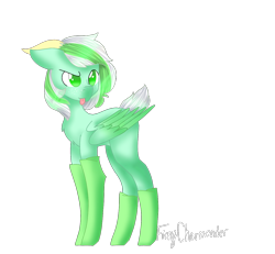 Size: 1300x1200 | Tagged: safe, artist:fae-core, oc, pegasus, pony, female, mare, simple background, solo, tongue out, transparent background