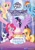 Size: 1436x2048 | Tagged: safe, applejack, fluttershy, pinkie pie, rainbow dash, rarity, twilight sparkle, alicorn, earth pony, pegasus, pony, unicorn, g4, my little pony: crown of friendship, official, 2024, female, hasbro, hasbro logo, hong kong, horn, logo, mane six, mare, my little pony logo, spread wings, text, twilight sparkle (alicorn), twilight's castle, wings