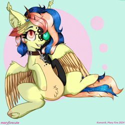 Size: 1000x1000 | Tagged: safe, artist:mary fire, oc, pegasus, female, pegasus oc, simple background