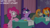 Size: 2000x1125 | Tagged: safe, edit, edited screencap, editor:quoterific, screencap, cranky doodle donkey, pinkie pie, sunburst, twilight sparkle, alicorn, donkey, earth pony, pony, unicorn, a trivial pursuit, g4, my little pony: friendship is magic, season 9, bell, caption, female, horn, male, mare, stallion, text, twilight sparkle (alicorn)