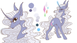 Size: 1920x1080 | Tagged: safe, artist:mellow-mare, princess platinum, pony, unicorn, curved horn, horn, simple background, solo, transparent background