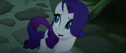 Size: 1920x804 | Tagged: safe, screencap, rarity, pony, unicorn, g4, my little pony: the movie, horn, solo