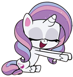 Size: 453x480 | Tagged: safe, edit, edited screencap, screencap, potion nova, unicorn, g4.5, my little pony: pony life, background removed, eyes closed, horn, simple background, solo, transparent background