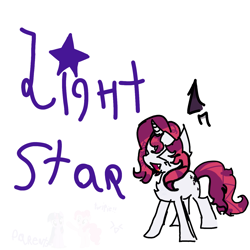 Size: 1378x1378 | Tagged: safe, artist:thederpymuffins, pinkie pie, twilight sparkle, oc, female, implied lesbian, implied shipping, implied twinkie, lesbian, offspring, ship:twinkie, shipping, simple background, white background