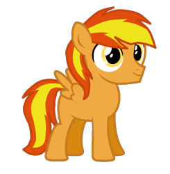 Size: 673x687 | Tagged: safe, artist:rogan140, oc, oc:firey ratchet, pegasus, colt, foal, male, simple background, transparent background, younger