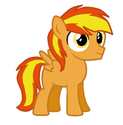 Size: 673x687 | Tagged: safe, artist:rogan140, oc, oc only, oc:firey ratchet, pegasus, colt, foal, male, simple background, solo, transparent background, younger