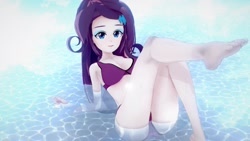 Size: 1920x1080 | Tagged: safe, artist:hornydogo, rarity, equestria girls, g4, 3d, clothes, koikatsu, swimsuit