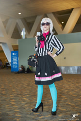 Size: 2560x3840 | Tagged: safe, artist:xen photography, photo finish, human, bronycon, bronycon 2015, g4, camera, clothes, cosplay, costume, hand on hip, high heels, irl, irl human, photo, shoes