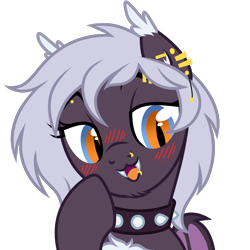 Size: 3000x3000 | Tagged: safe, artist:nika-rain, oc, oc:distraction, bat pony, pony, bat pony oc, bat wings, bust, commission, cute, male, portrait, show accurate, solo, vector, wings