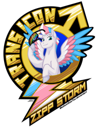 Size: 720x937 | Tagged: safe, artist:texasuberalles, zipp storm, pegasus, pony, g5, colored hooves, colored wings, cutie mark, grin, hoof hold, hooves, looking at you, male, male symbol, pride, pride flag, simple background, smiling, solo, stallion, sunglasses, trans male, transgender, transgender pride flag, white background, wings