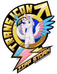 Size: 720x937 | Tagged: safe, alternate version, artist:texasuberalles, zipp storm, pegasus, pony, g5, colored hooves, colored wings, grin, hoof hold, hooves, looking at you, male, male symbol, pride, pride flag, simple background, smiling, solo, stallion, sunglasses, trans male, transgender, transgender pride flag, transparent background, wings