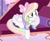 Size: 1475x1220 | Tagged: safe, artist:cstrawberrymilk, oc, oc only, oc:rainbow heart (cstrawberrymilk), pegasus, pony, g4, bow, carousel boutique, female, hair bow, mare, screencap background, solo