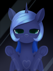 Size: 1596x2109 | Tagged: safe, artist:dusthiel, princess luna, alicorn, pony, g4, atg 2024, newbie artist training grounds, solo