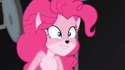 Size: 1280x720 | Tagged: safe, artist:tylerajohnson352, screencap, pinkie pie, werewolf, equestria girls, g4, cute, fangs, female, fur, halloween, holiday, monster, muzzle, pointed ears, sharp teeth, solo, teeth, transformation, wolf ears, wolf nose