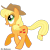 Size: 900x900 | Tagged: safe, artist:sirspikensons, applejack, earth pony, pony, g4, applejack's hat, cowboy hat, female, hat, mare, simple background, solo, transparent background, vector