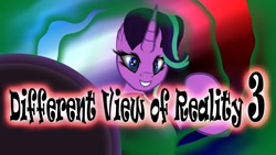 Size: 1280x720 | Tagged: safe, artist:killme2paza, starlight glimmer, unicorn, different view of reality, g4, female, horn, looking at you, mare, smiling, smiling at you, solo