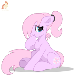 Size: 2400x2400 | Tagged: safe, artist:r4hucksake, oc, oc only, oc:rosa bloom, earth pony, pony, female, mare, simple background, solo, transparent background