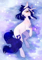 Size: 1900x2700 | Tagged: safe, artist:riressa, oc, pony, unicorn, female, horn, mare, solo